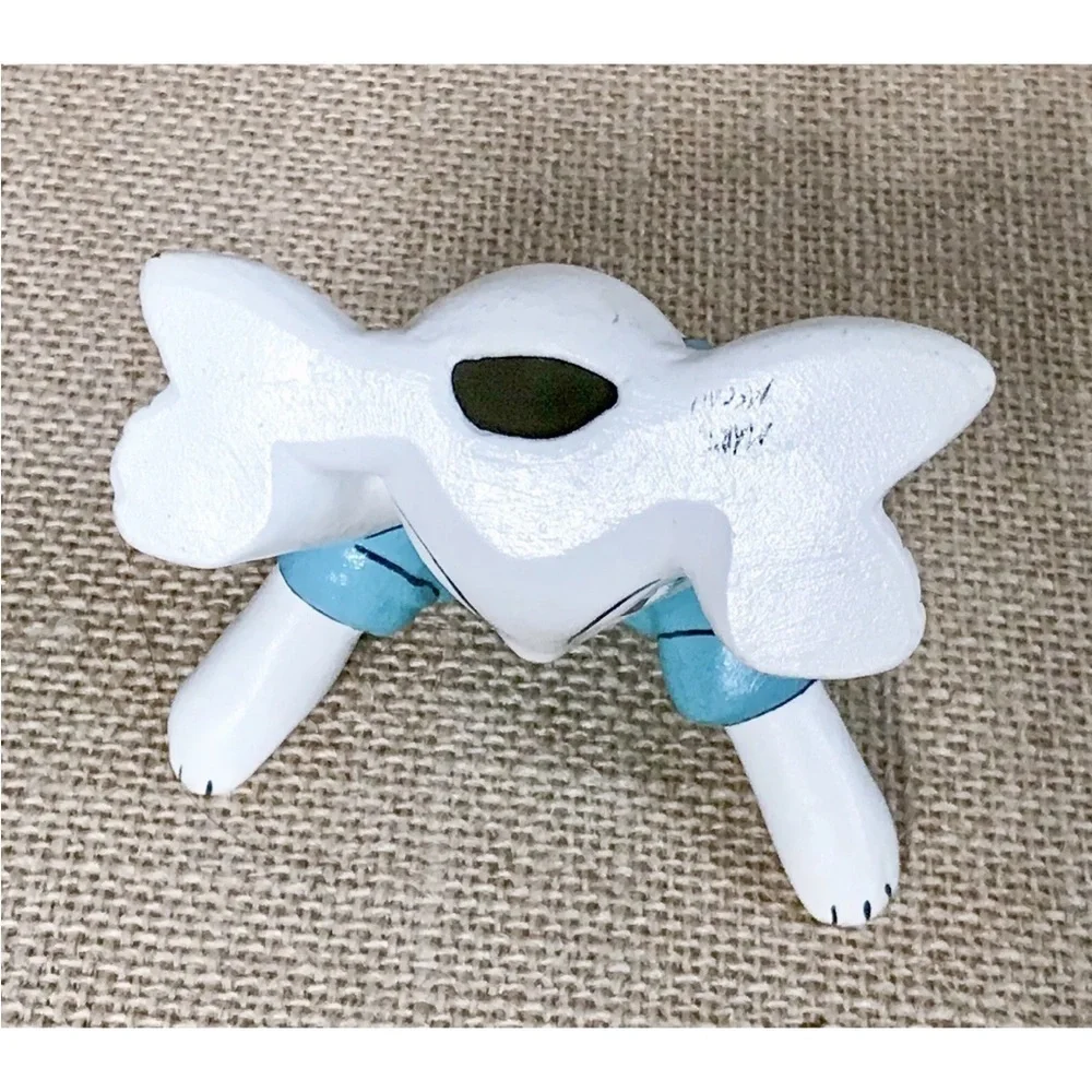 Vintage Tumbling Bunny Figurine Set Handmade Kitsch Whimsical Anthropomorphic